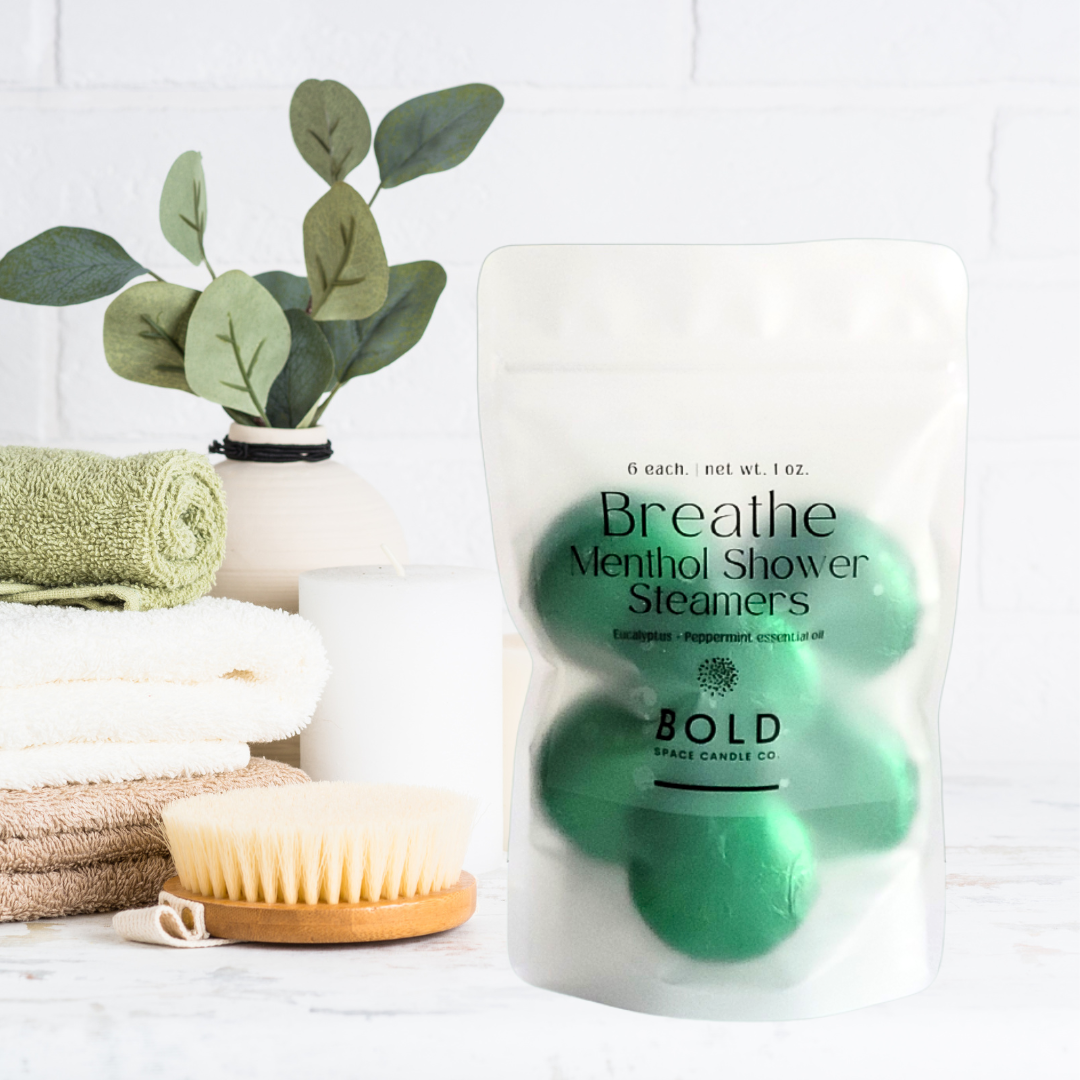 Breathe Shower Steamers | Eucalyptus + Peppermint | 6 pack