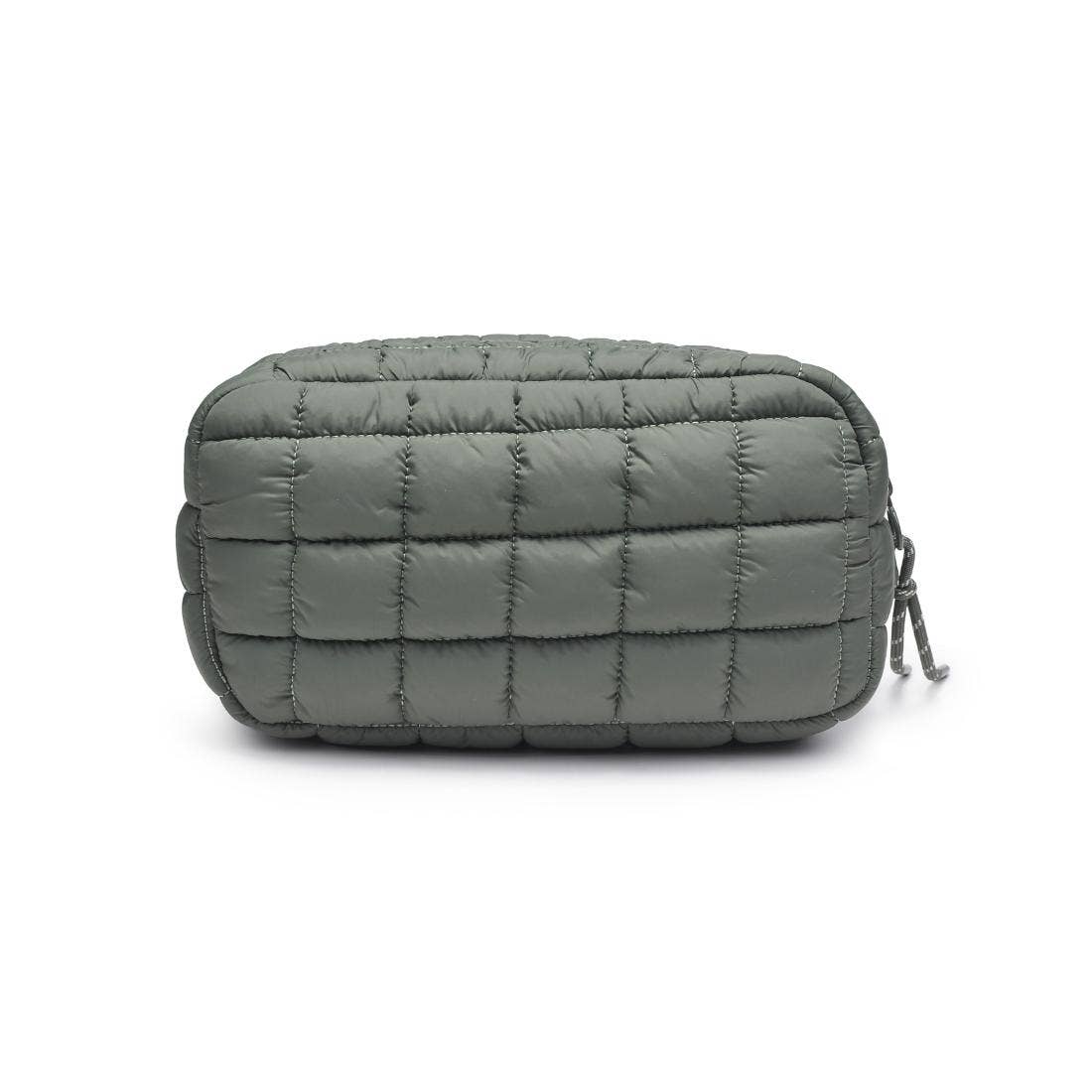 The Cloud Nine Quilted Puffer Nylon Cosmetic Pouch