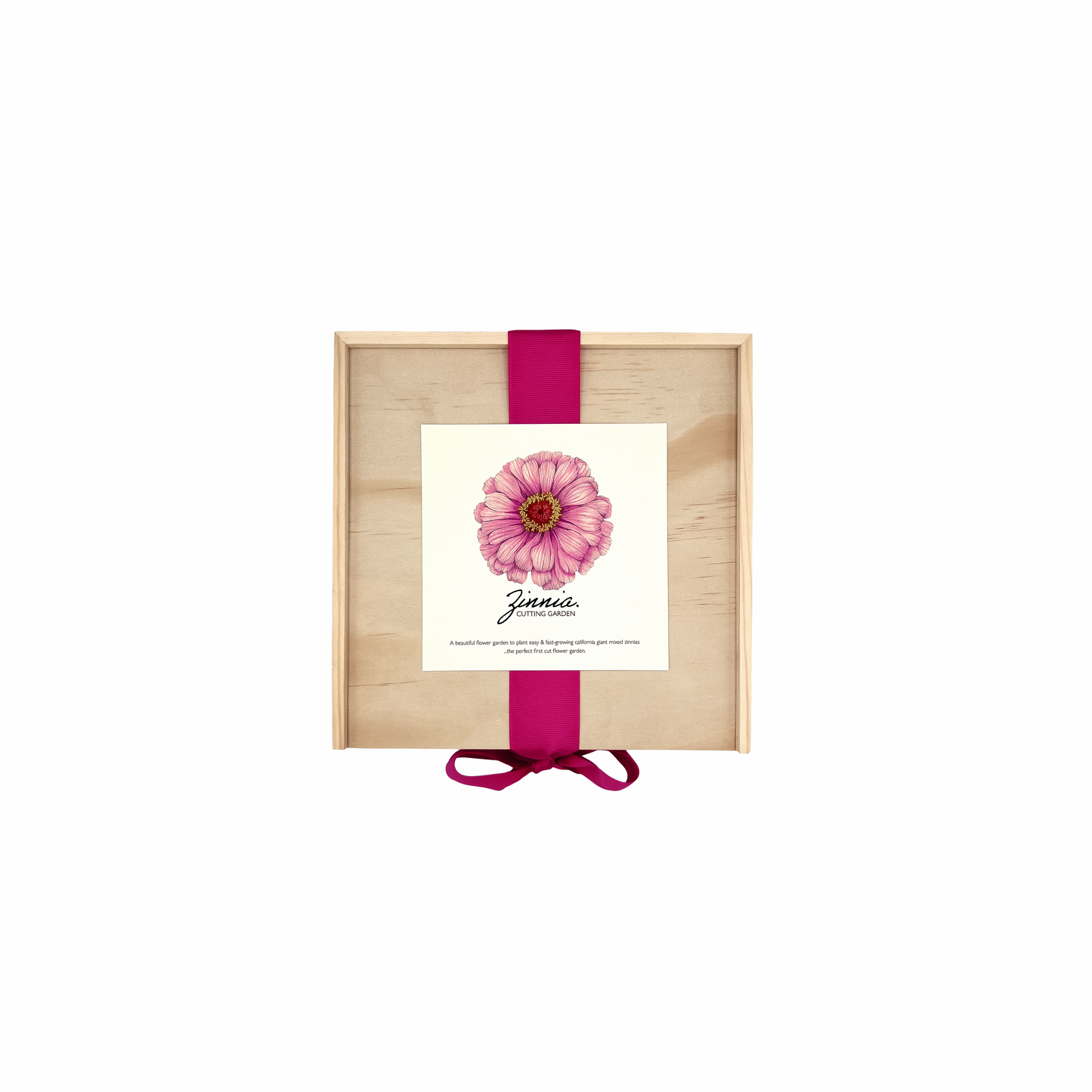 Cut + Come Again Zinnia Flower Garden Kit
