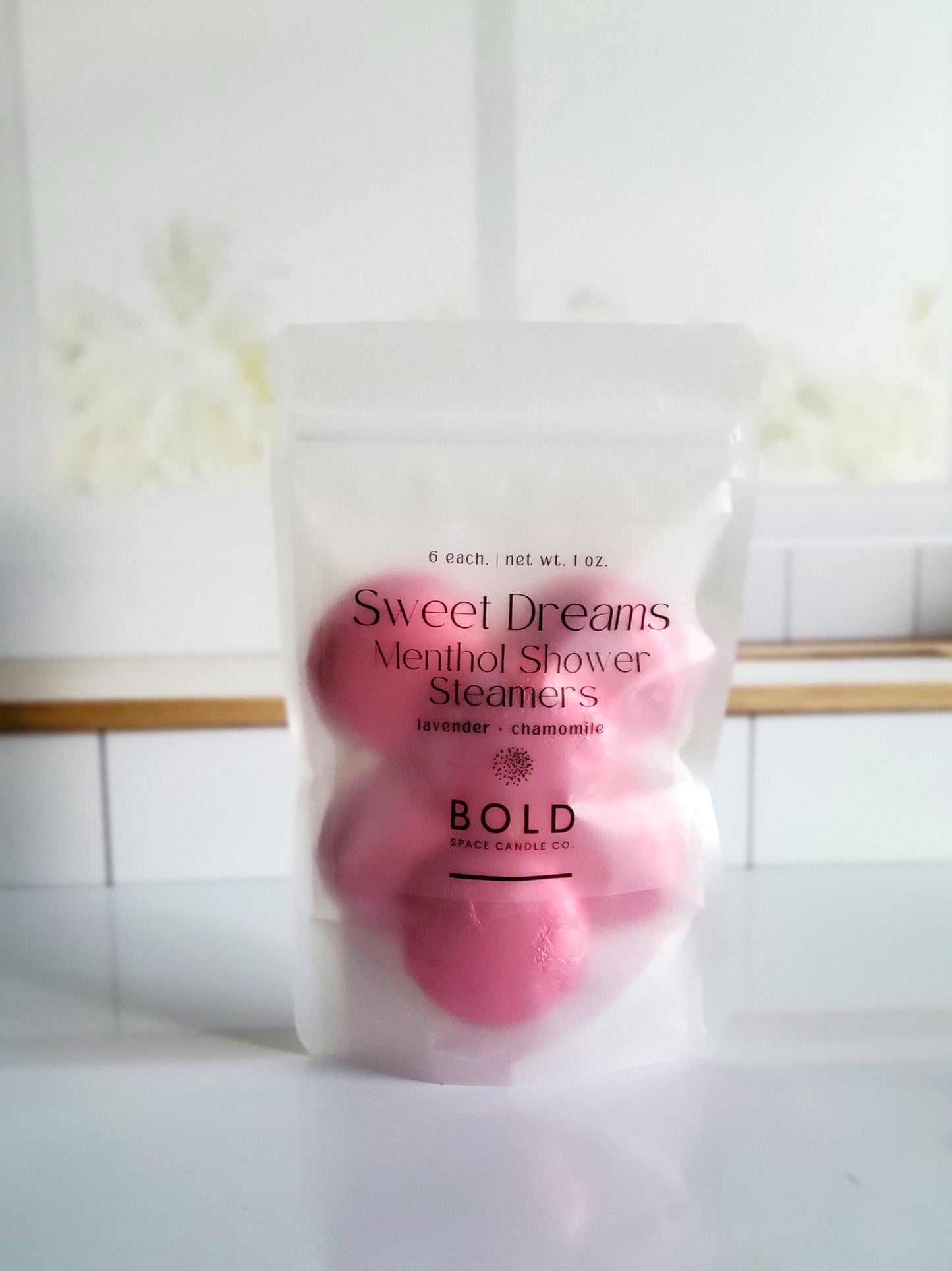 Sweet Dreams | Chamomile + Lavender Menthol Steamers | 6 pack