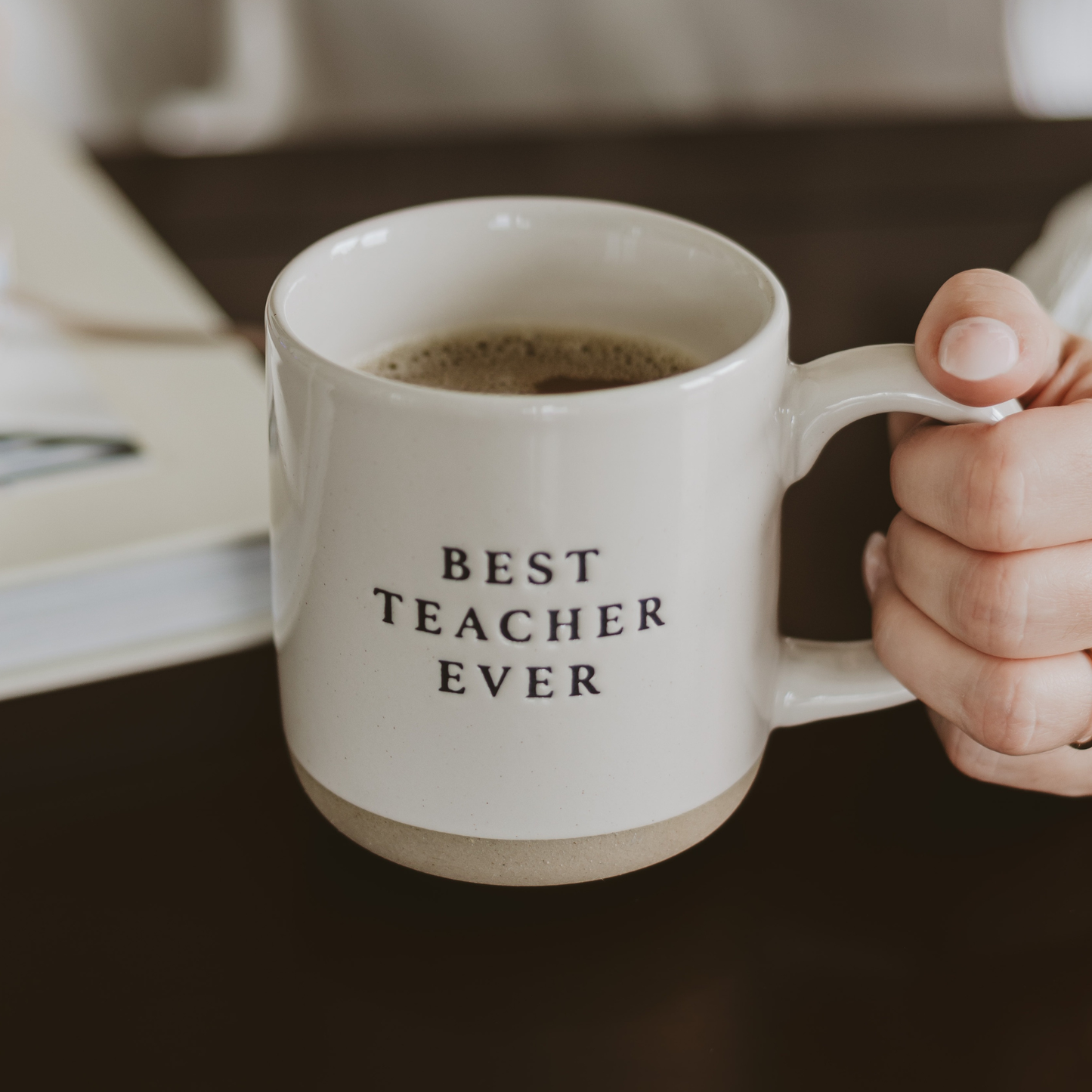 Best Teacher Ever Stoneware Coffee Mug | Teacher Gifts