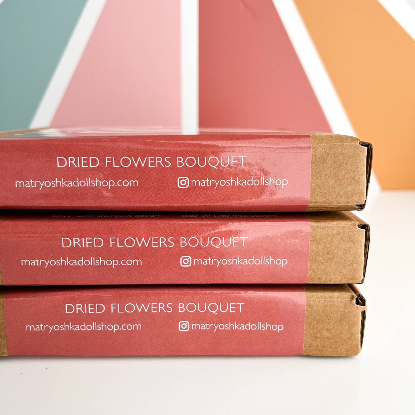 Dried Flowers Bouquet Embroidery Kit