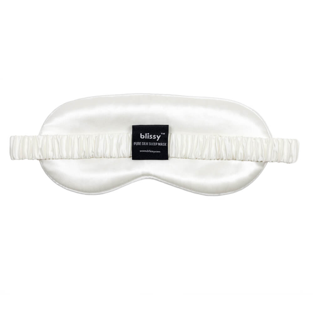 Blissy Silk Sleep Mask | White
