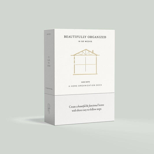 "Beautifully Organized" In 52 Weeks Card Deck