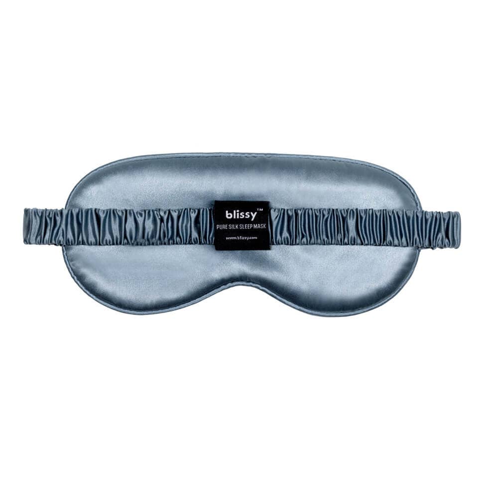 Blissy Silk Sleep Mask | Ash Blue