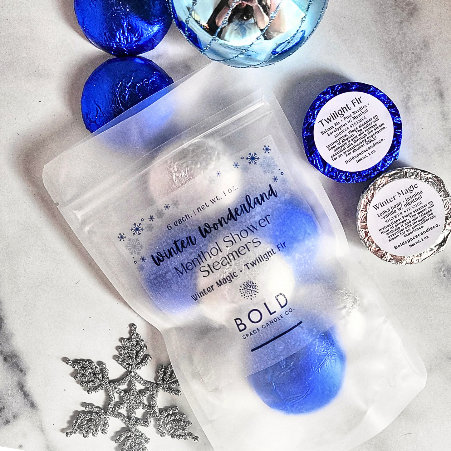 Winter Wonderland Menthol Shower Steamers