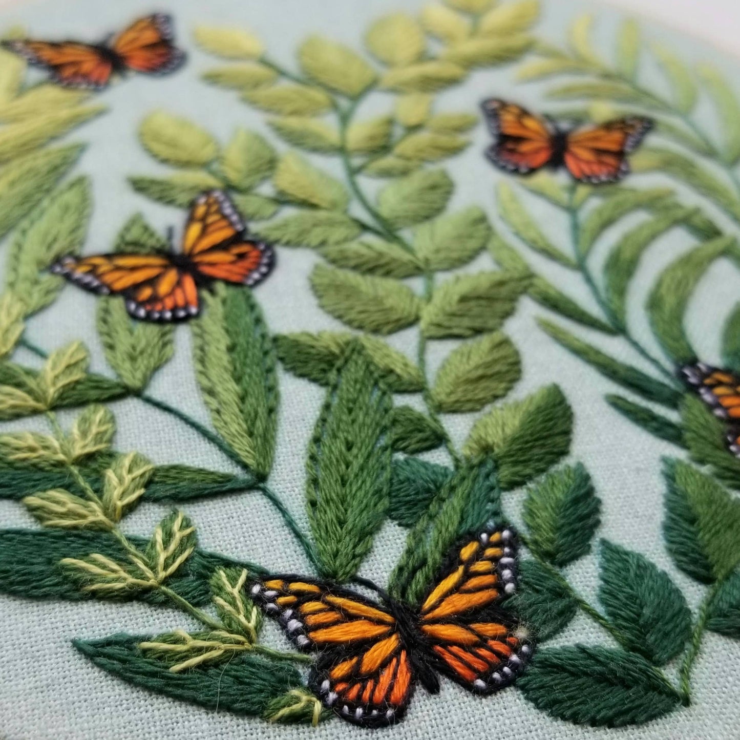 Beginner Embroidery Kit | "Love Grows" Butterfly