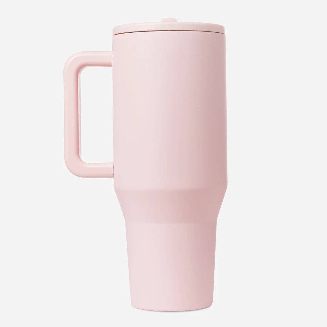 Preorder: Shipping early June | HydroJug 40 oz Traveler Tumbler | Pink Sand