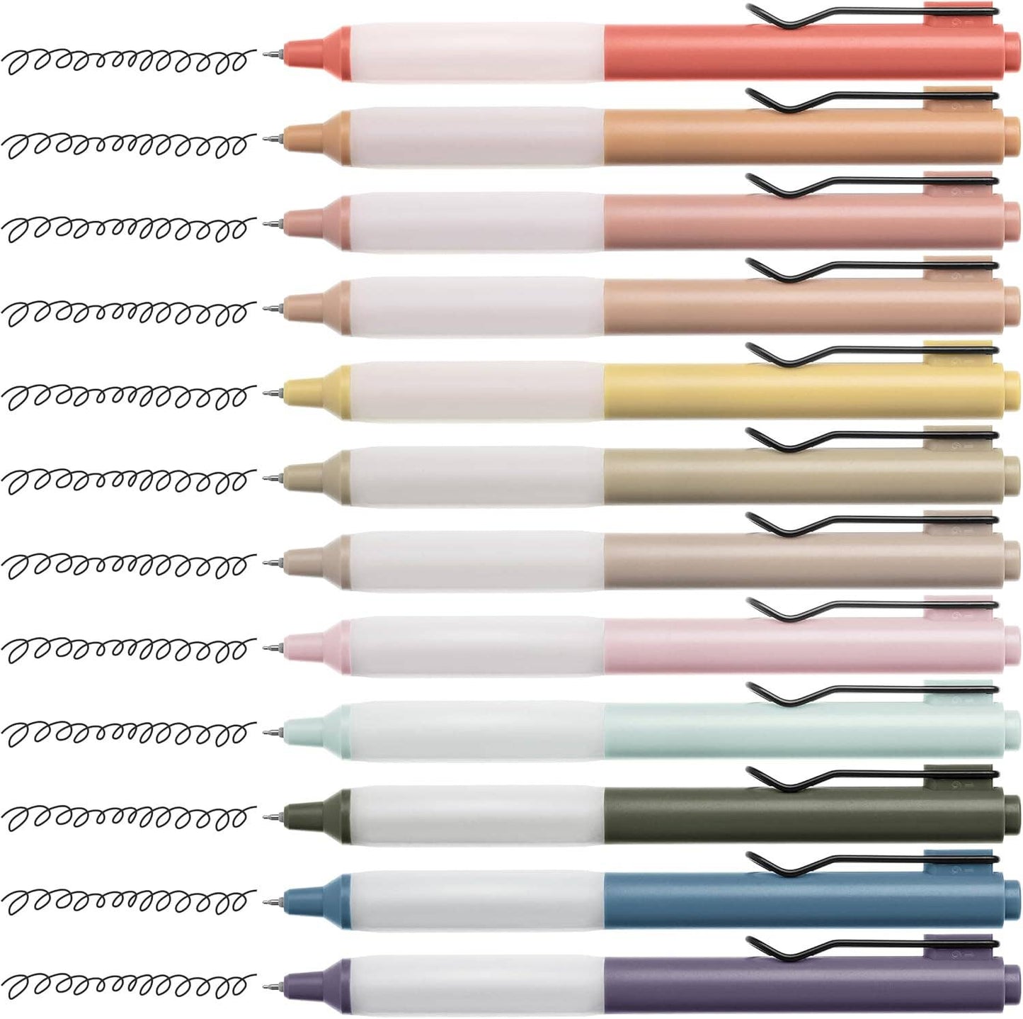 Mr Pen | Retractable Gel Pens | 12 Pack