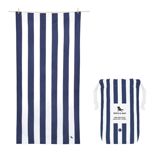 Dock & Bay Quick Dry Towels | Cabana | Whitsunday Blue