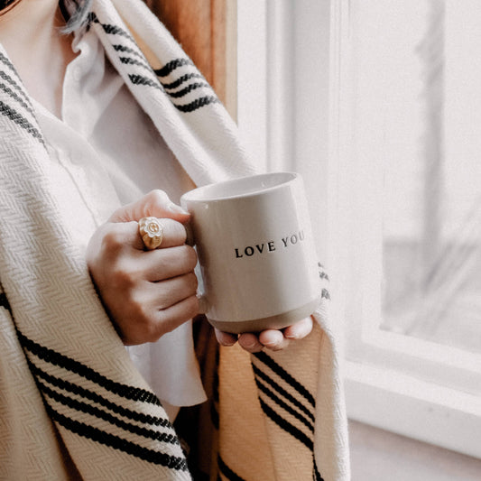 Sweet Water Decor | Love You Stoneware Coffee Mug