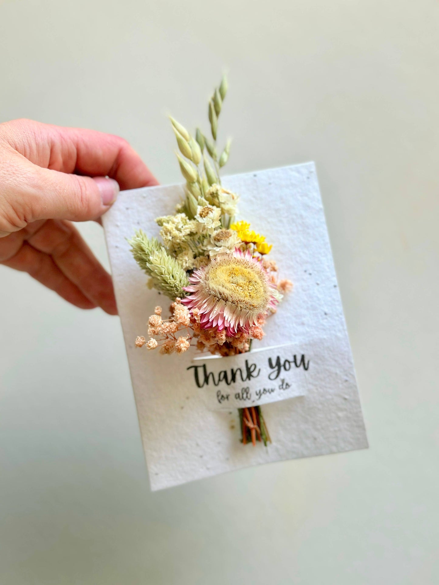 Oh Hey, Wildflower Seed Card + Mini Bouquet