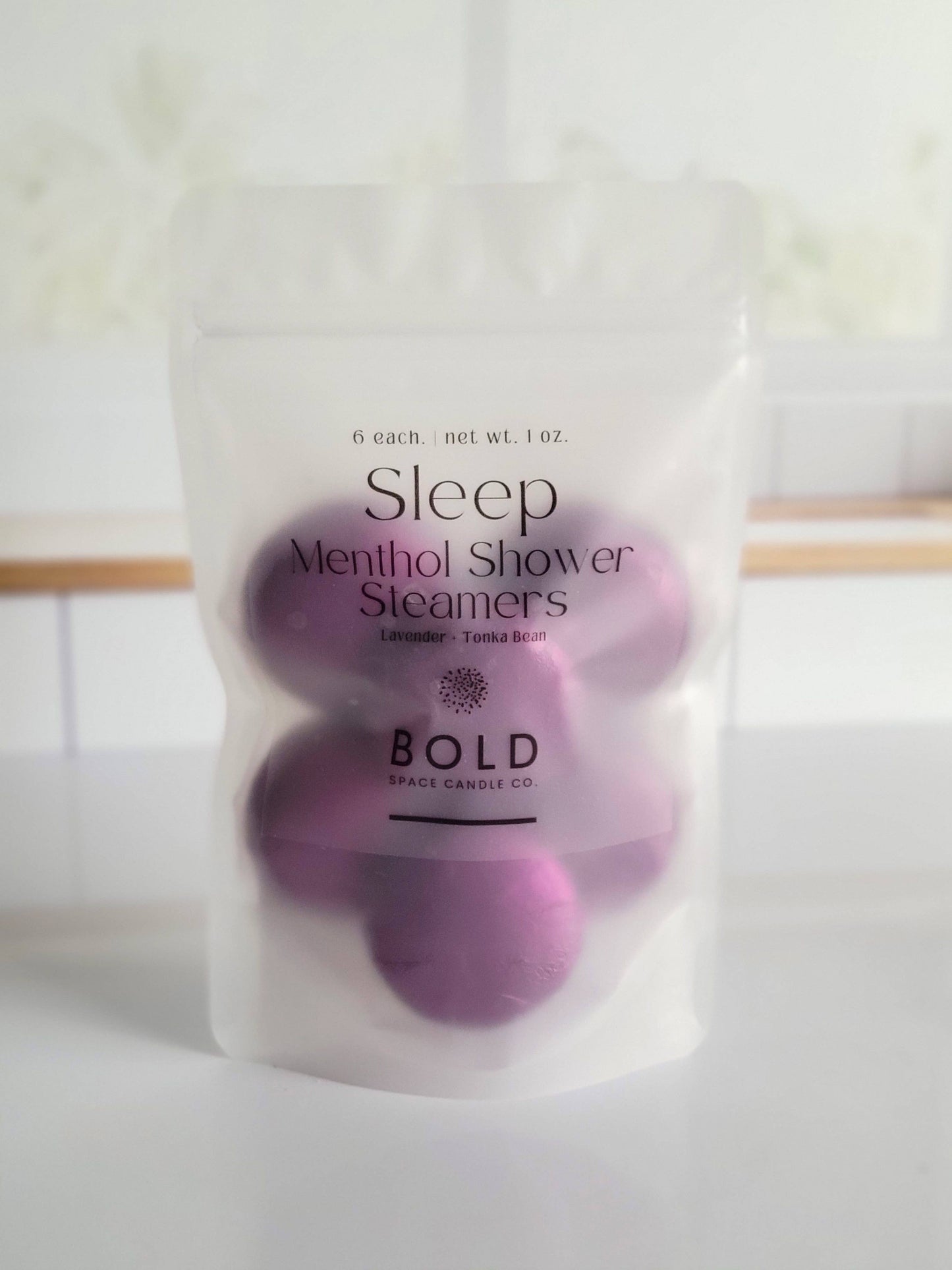 Sleep Lavender + Tonka Bean Menthol Shower Steamers