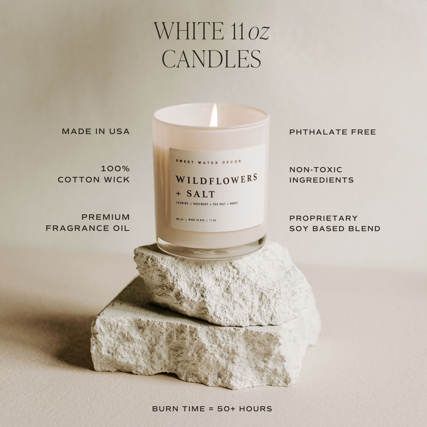 Pumpkin Spice Soy Candle – 11oz Fall Favorite by Sweet Water Decor