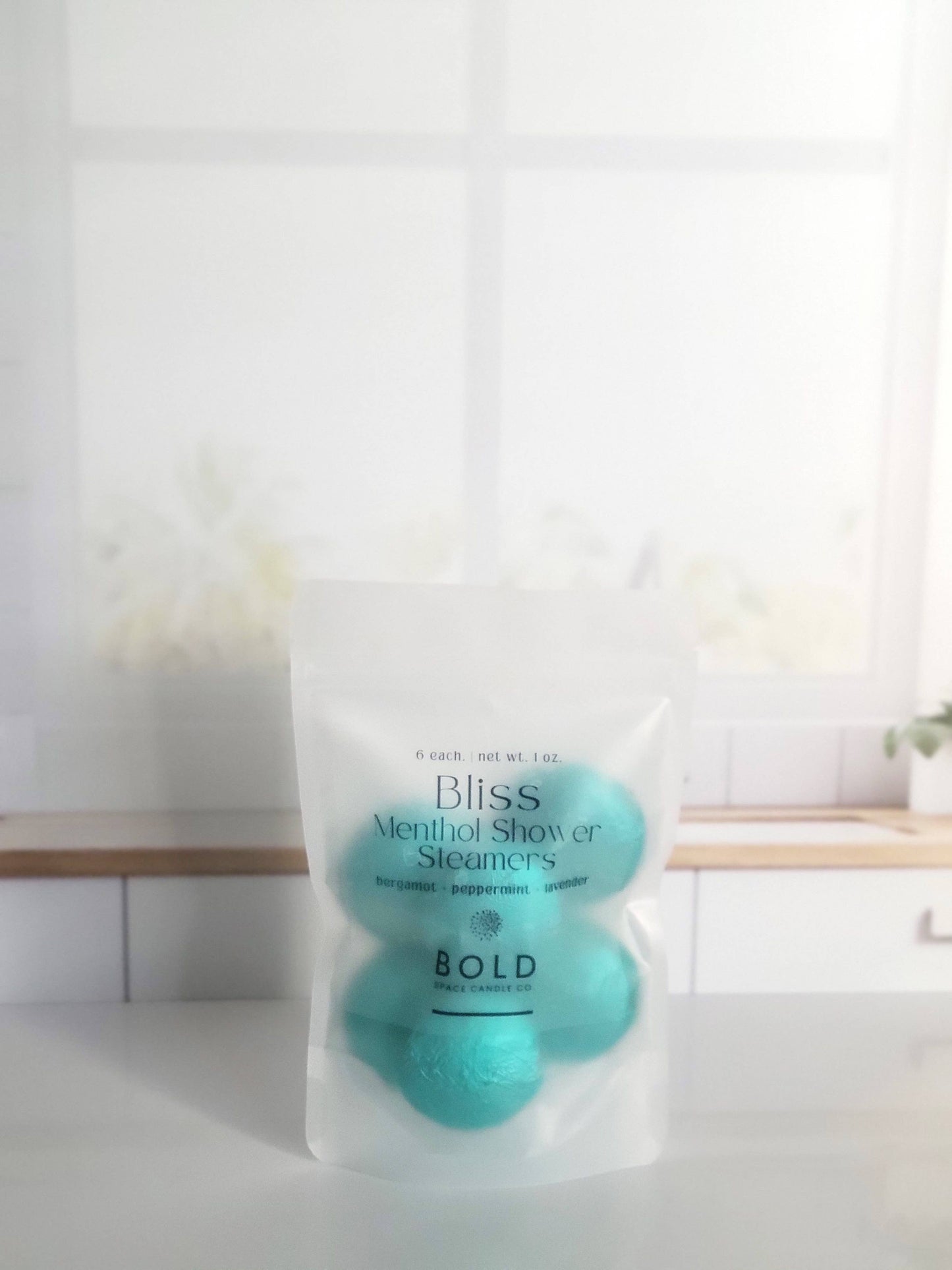 Bliss Shower Steamers |  Bergamot + Peppermint + Lavender | 6 pack