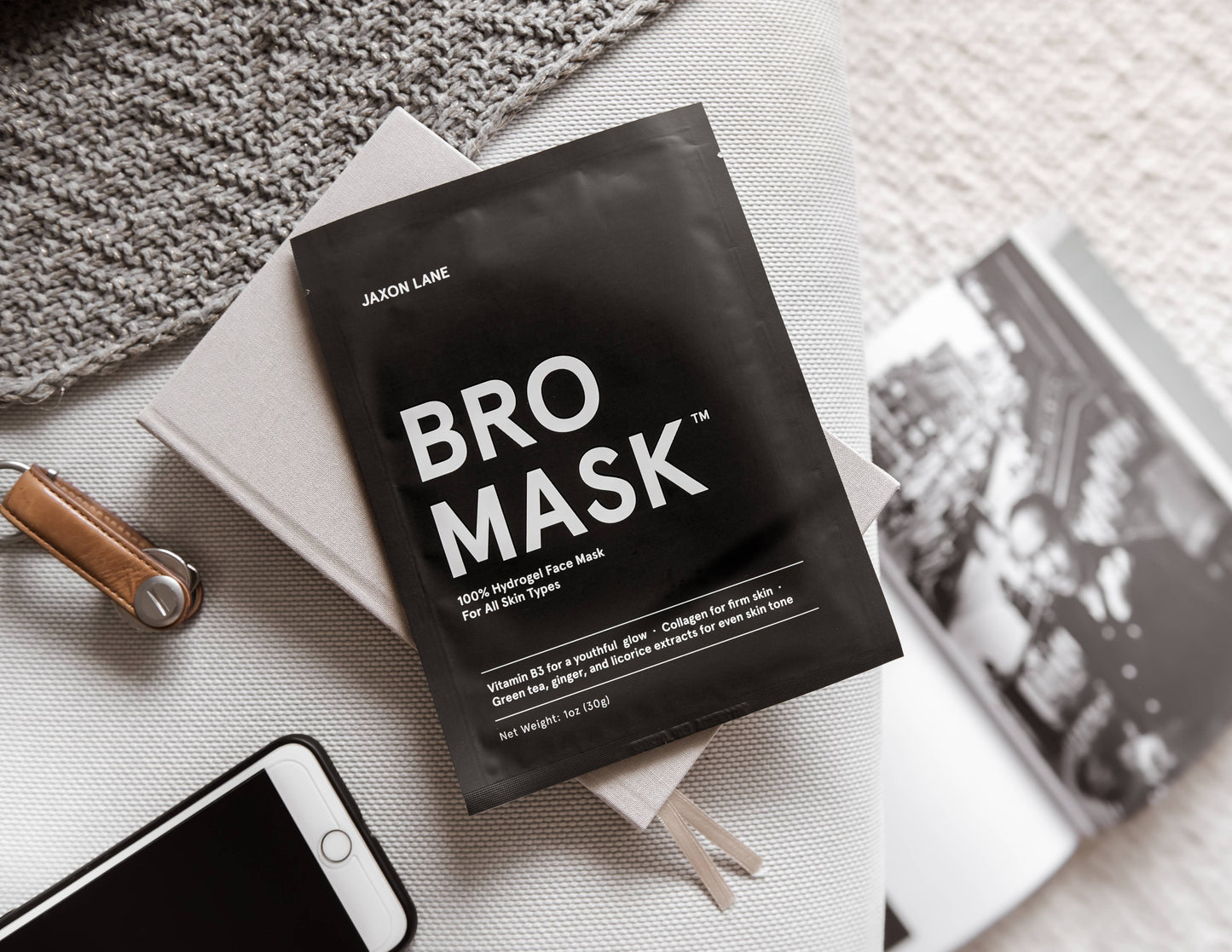 Jaxon Lane | BRO MASK Hydrogel Face Mask Sheet Mask for Men