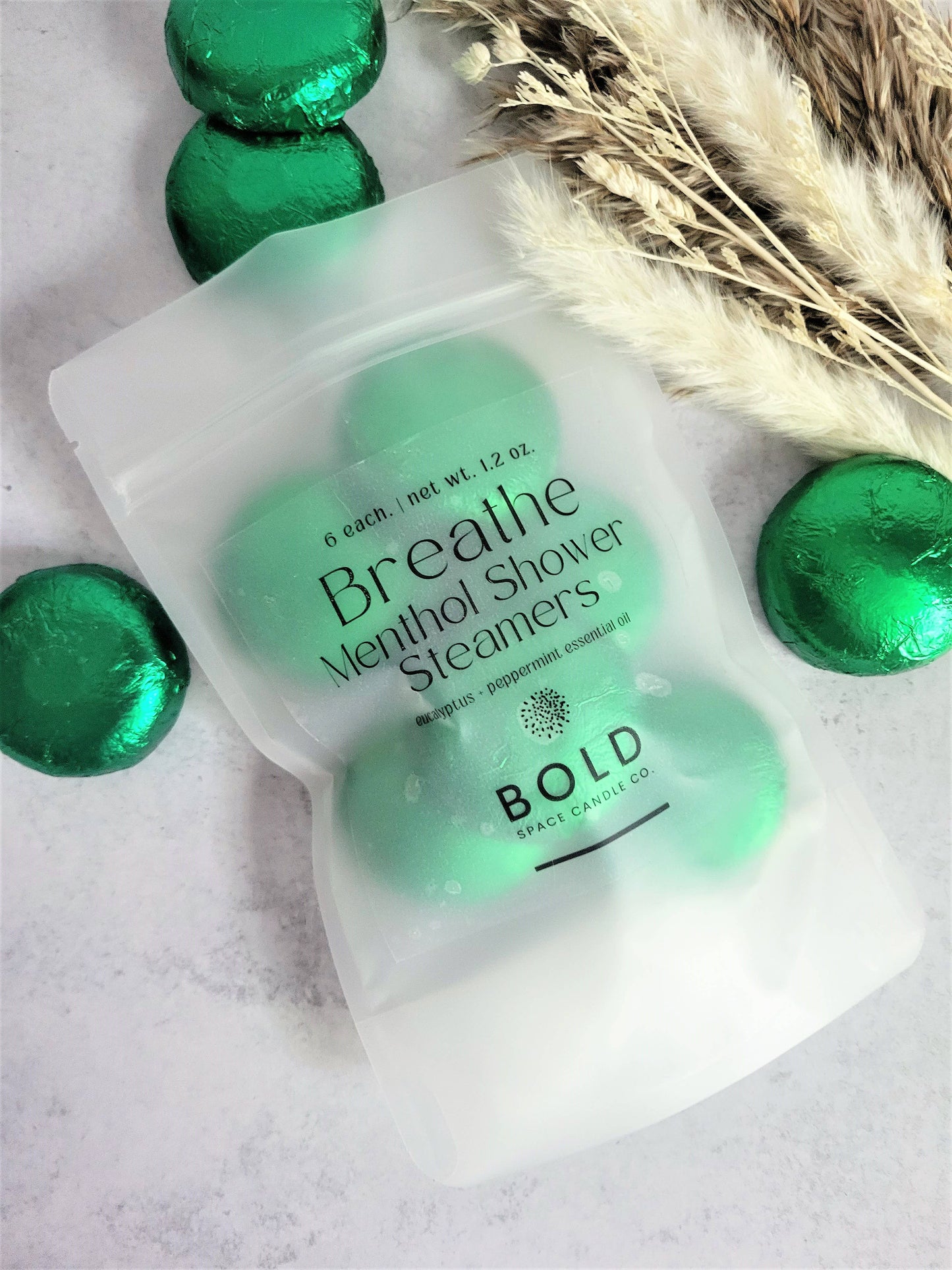 Breathe Shower Steamers | Eucalyptus + Peppermint | 6 pack