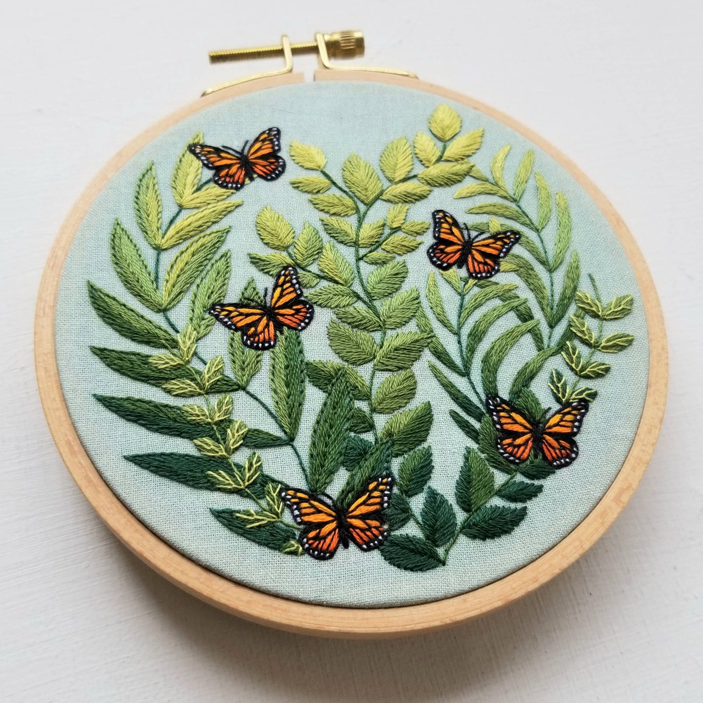 Beginner Embroidery Kit | "Love Grows" Butterfly