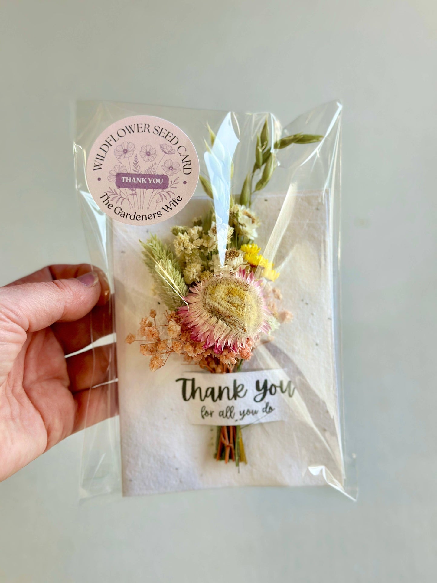 Oh Hey, Wildflower Seed Card + Mini Bouquet