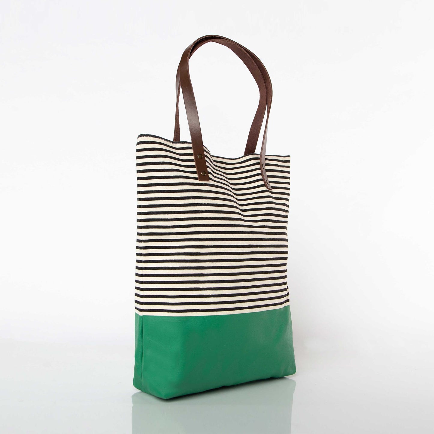 Seaport Stripes Dipped Tote