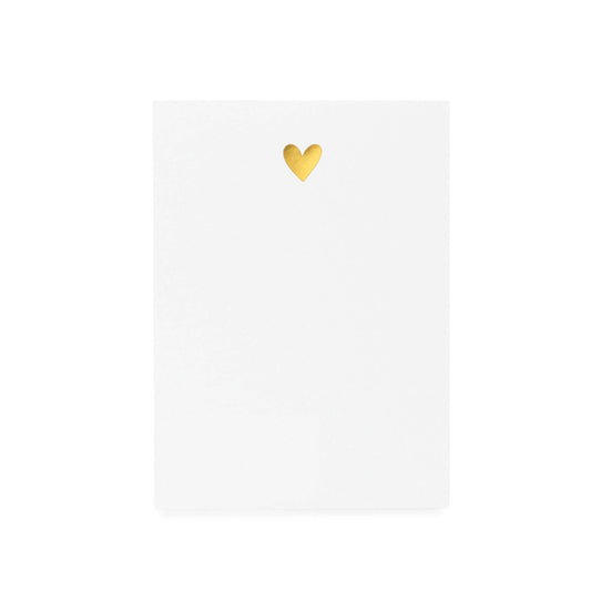 Sugar Paper | Mini Notepad | Gold Heart