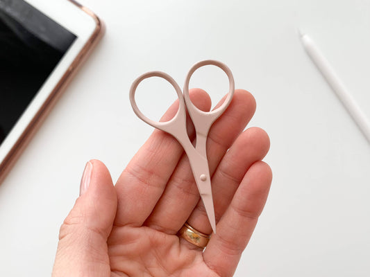 Tiny Stainless Steel Scissors – 2.75” Precision Snips for Embroidery, Sewing & Crafts
