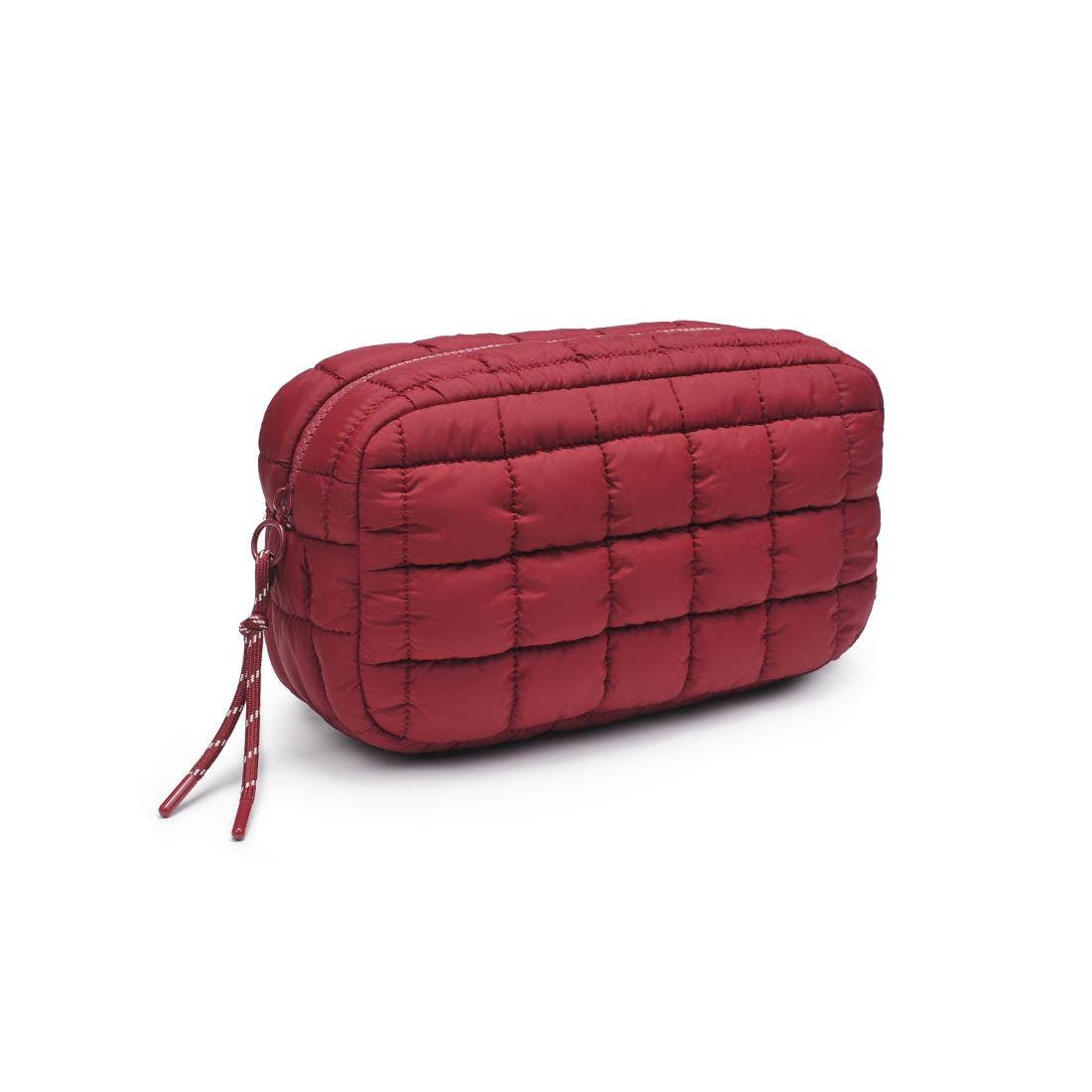 The Cloud Nine Quilted Puffer Nylon Cosmetic Pouch