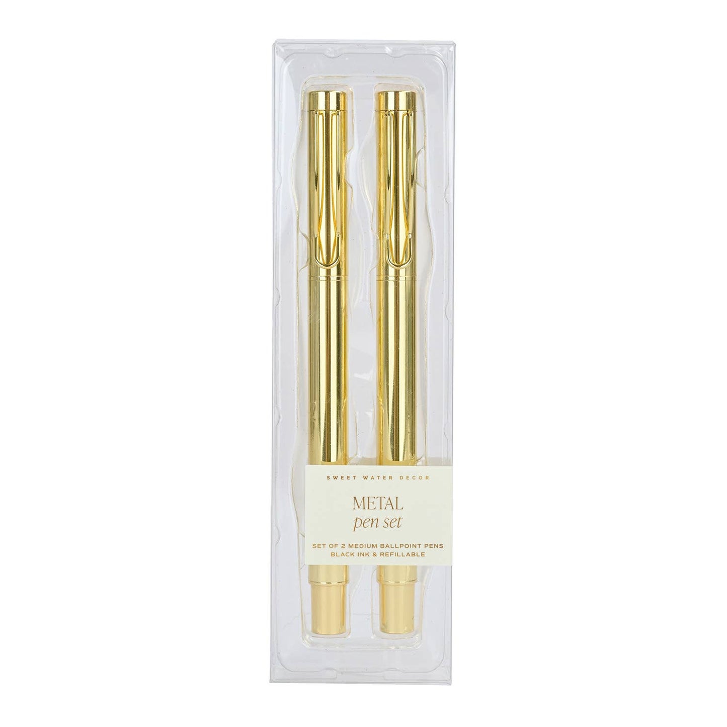 Sweet Water Decor | Gold Metal Pen Set