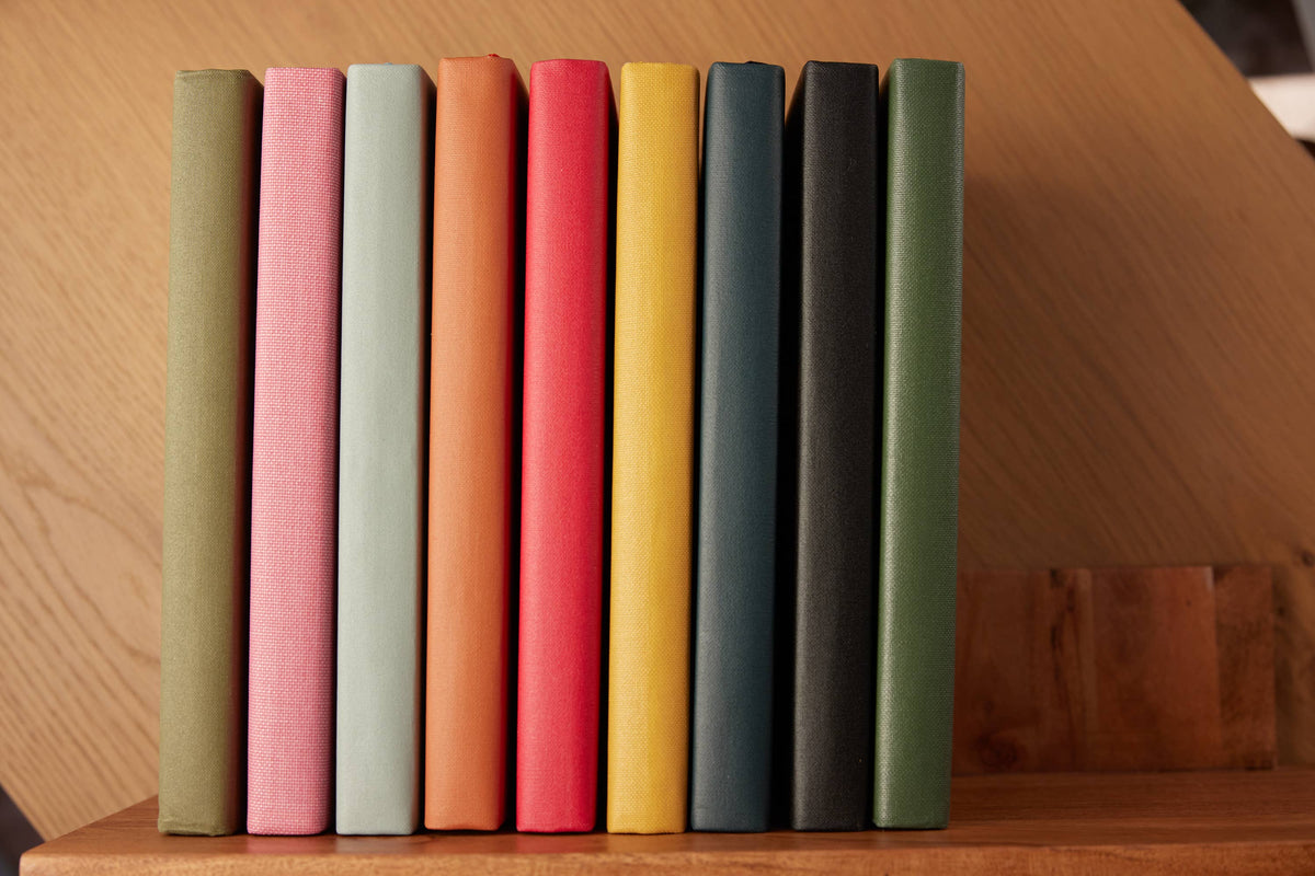 The Daily Planner | Hardcover with Library Buckram Cover | Ink Blue