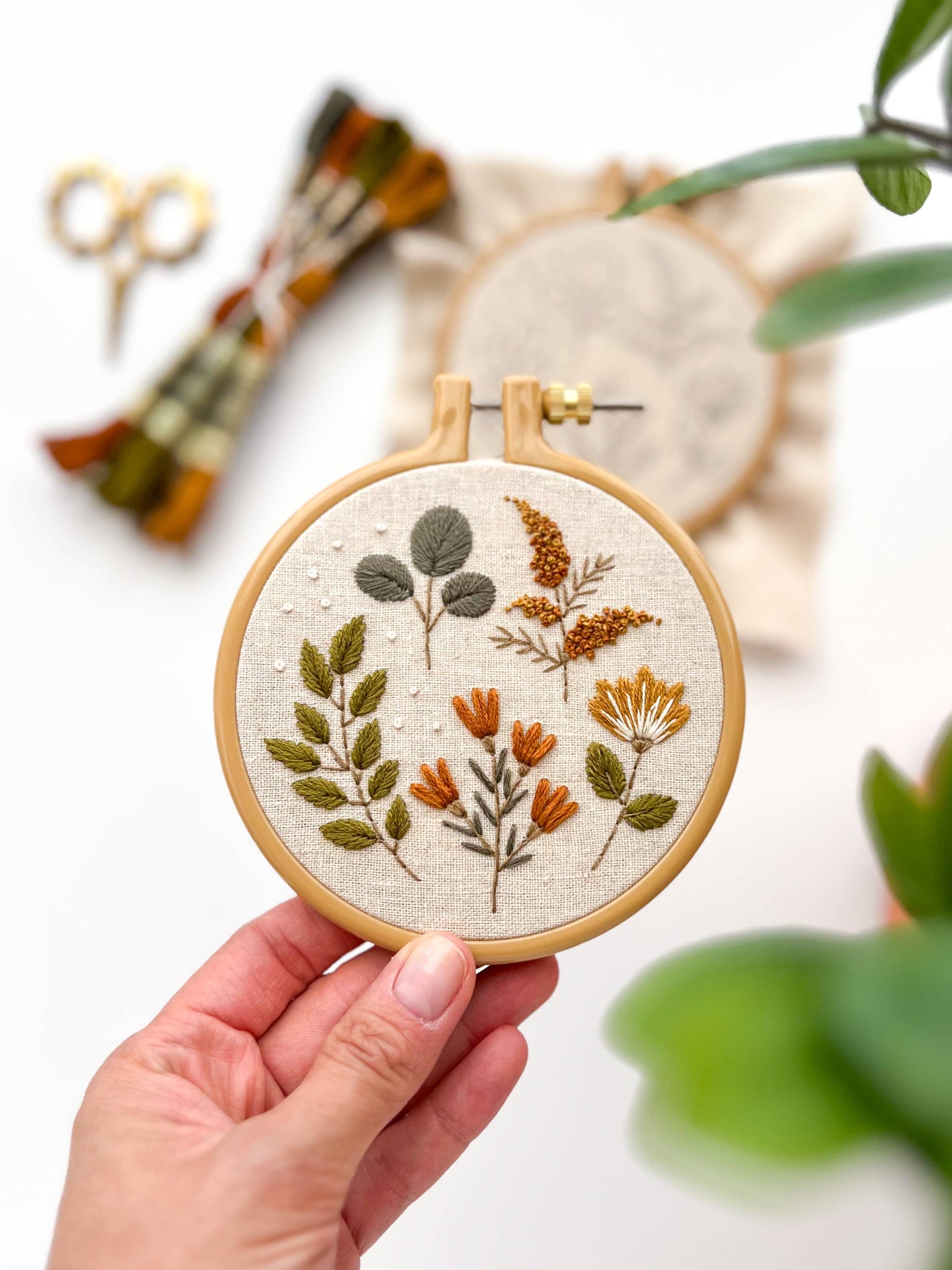 Fall Botanicals Embroidery Kit