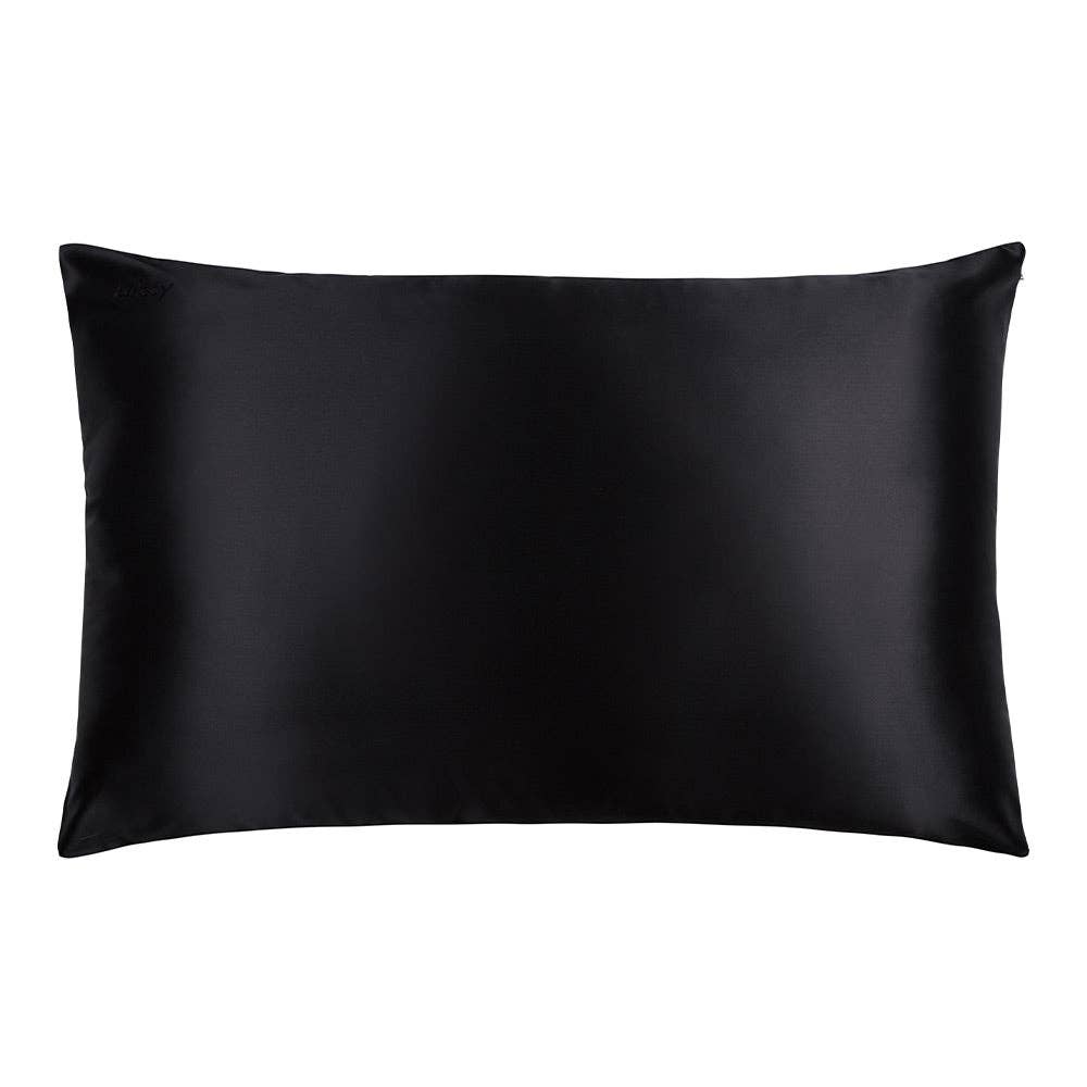 Blissy Silk Pillowcase | Black | Standard