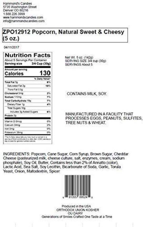 Gourmet Natural Popcorn