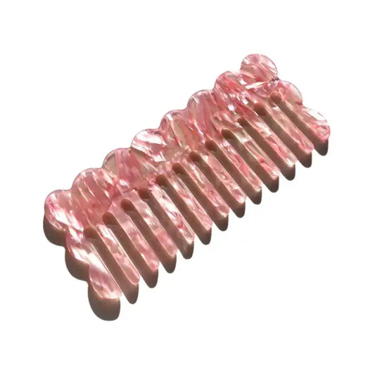 Solar Eclipse | Wavy Acetate Detangling Wide Tooth Hair Comb