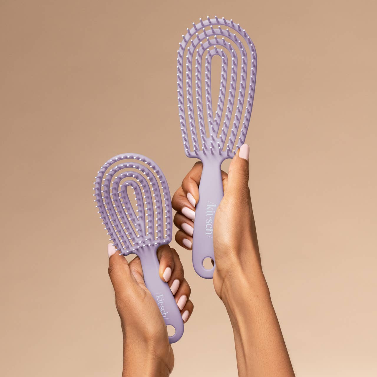 Kitsch | Mini Soft Violet Detangling Flexi Brush