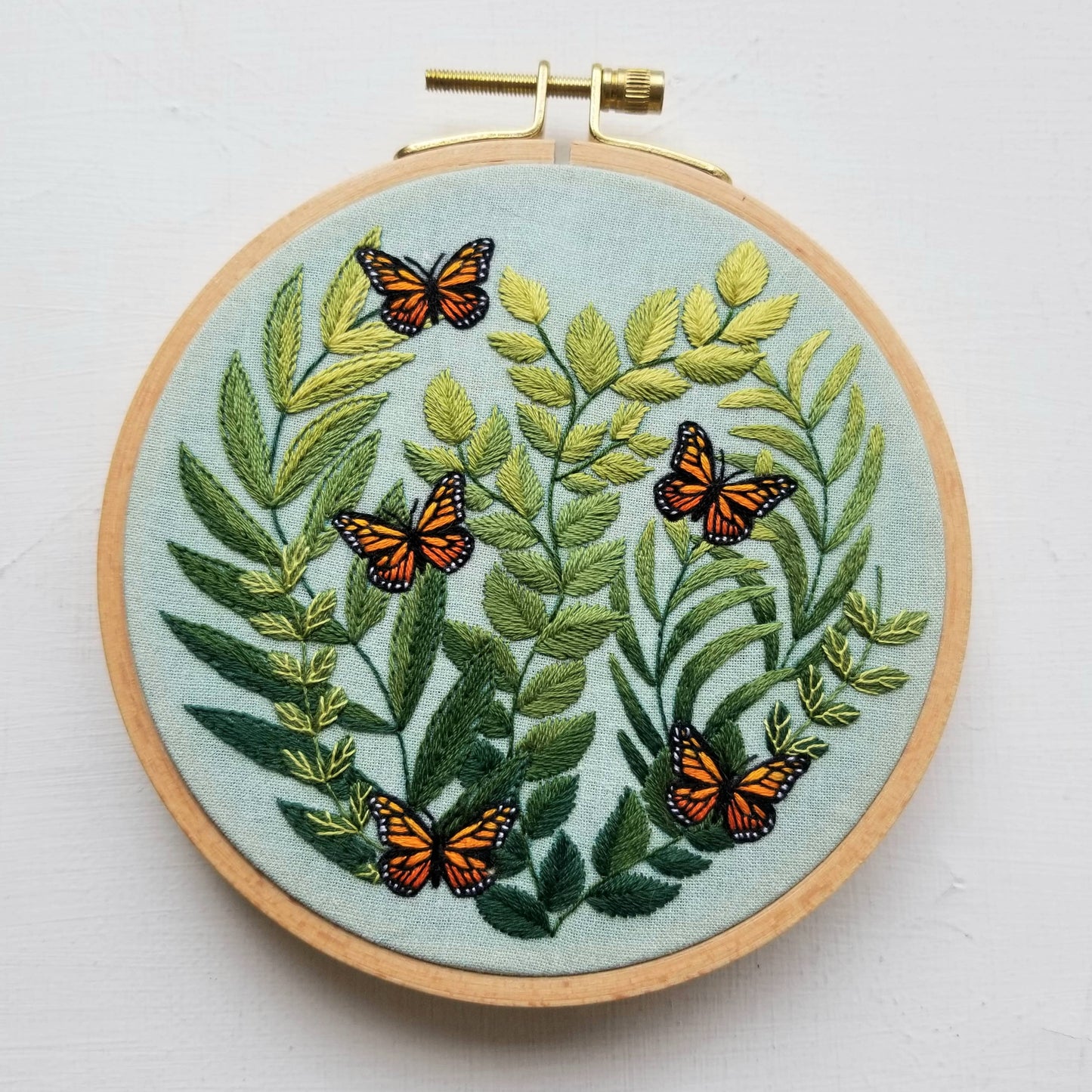 Beginner Embroidery Kit | "Love Grows" Butterfly