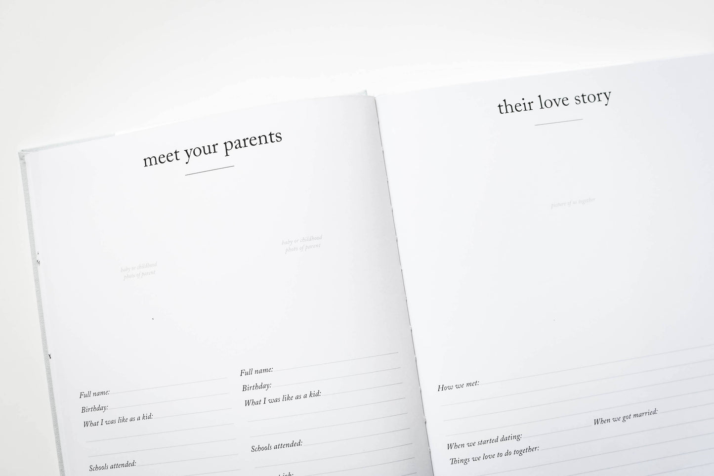 Baby's First Year Memory Book | Photo Album