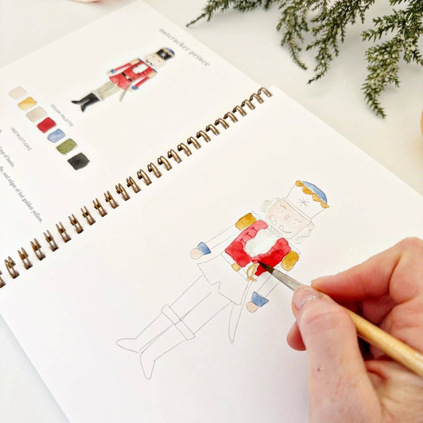 Paint-Your-Own Nutcracker Watercolor Book