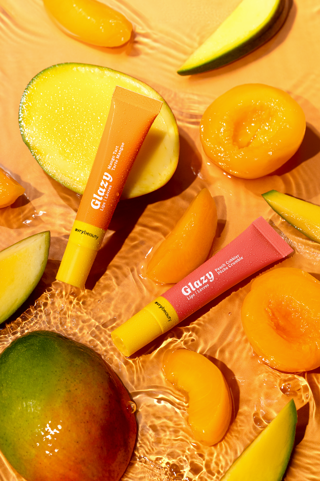 Glazy Lips DUO | Sunny Crush 2pc Mango Tart/Peach Cobbler