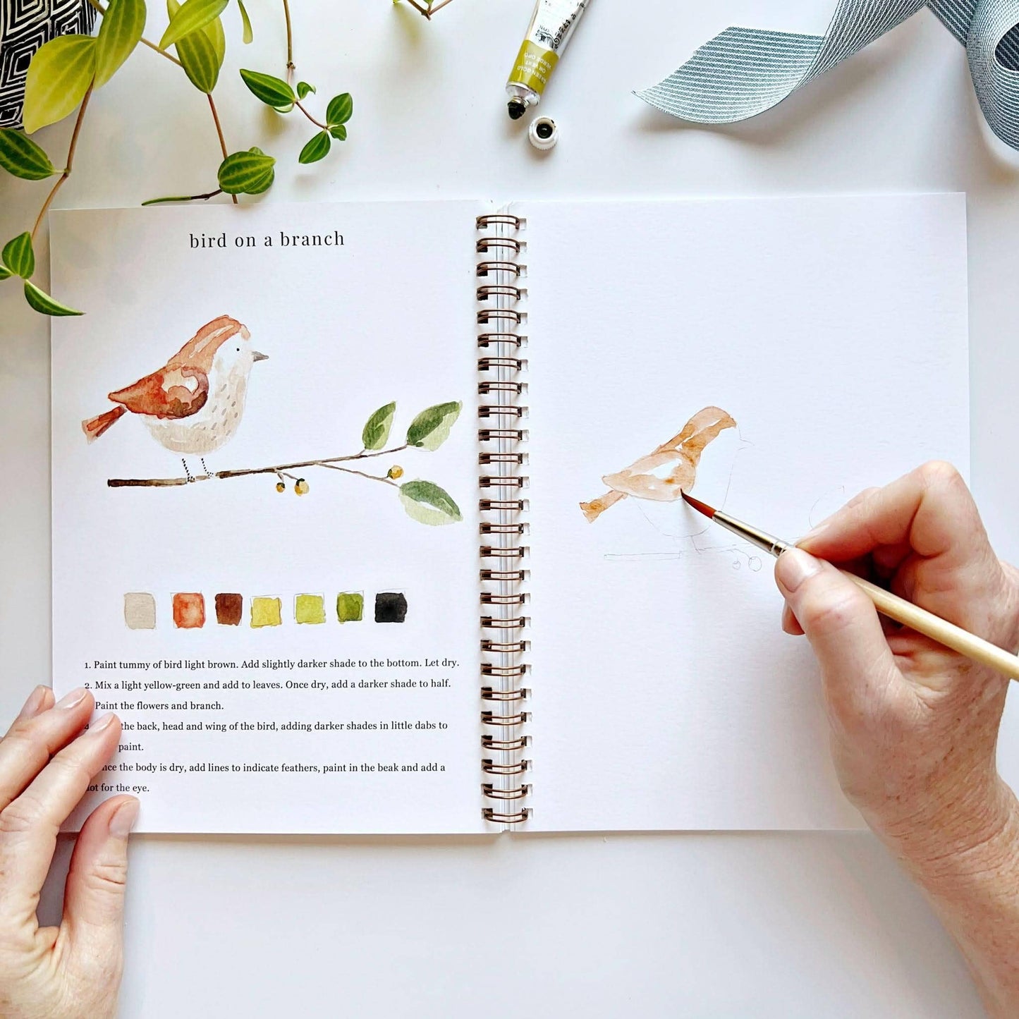 Paint-Your-Own Animal Watercolor Book
