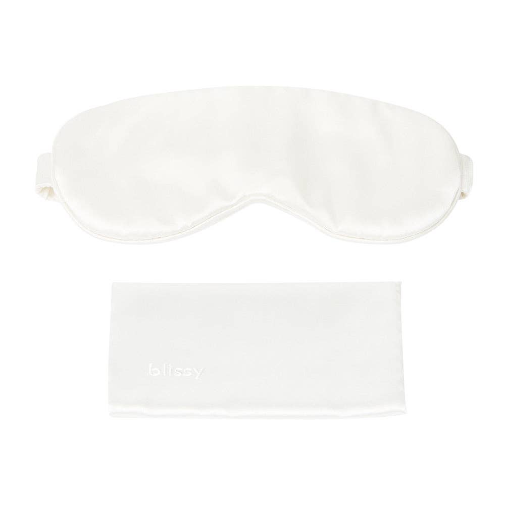 Blissy Silk Sleep Mask | White