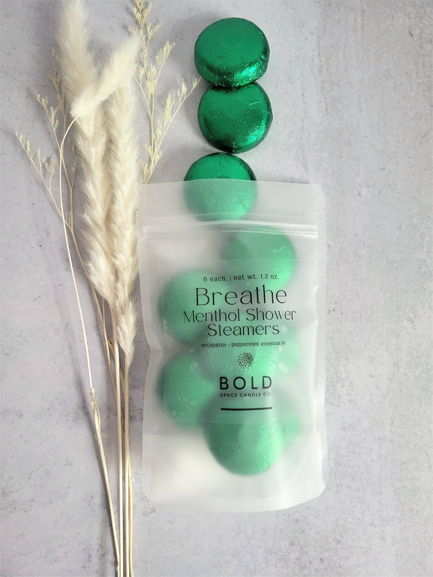 Breathe Shower Steamers | Eucalyptus + Peppermint | 6 pack