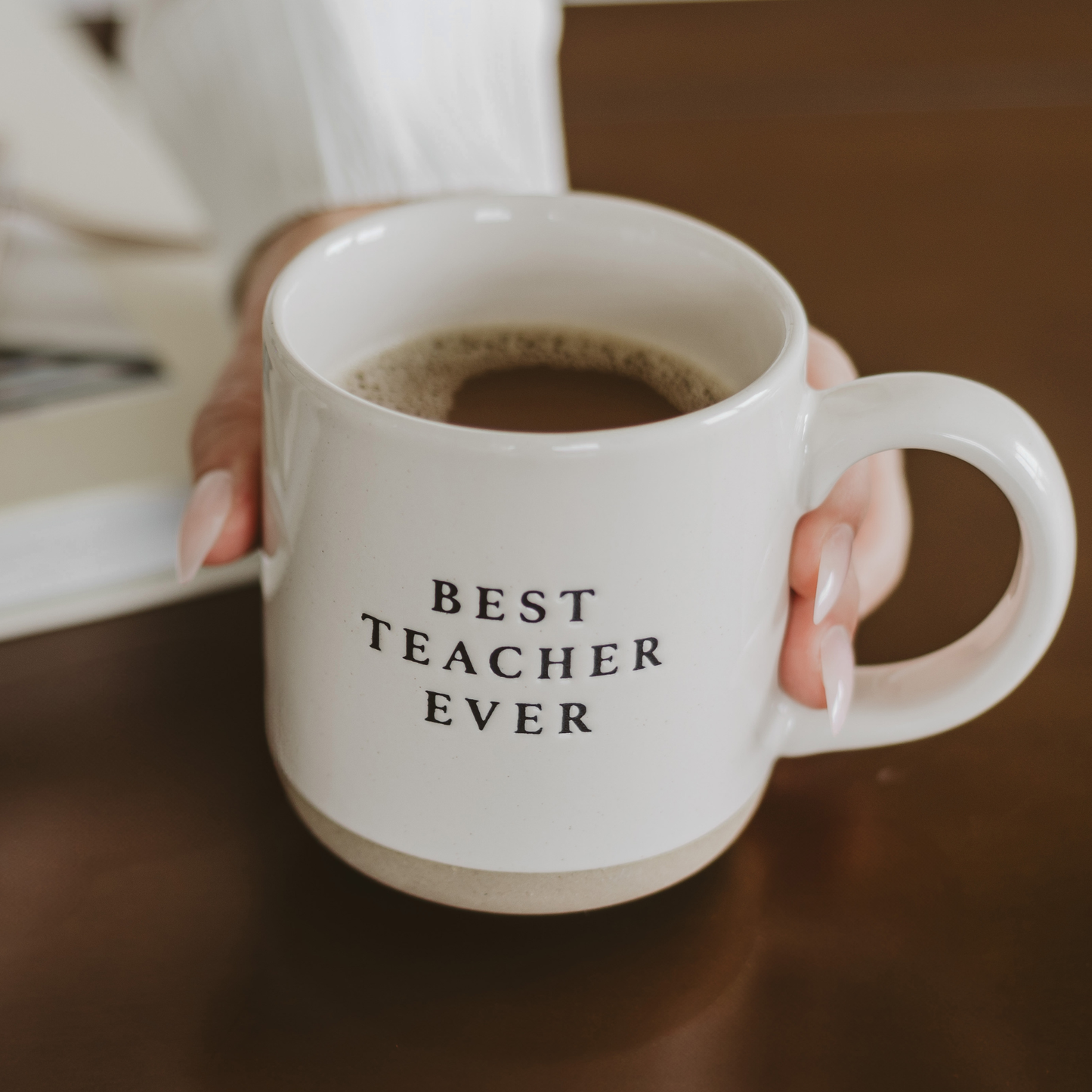 Best Teacher Ever Stoneware Coffee Mug | Teacher Gifts