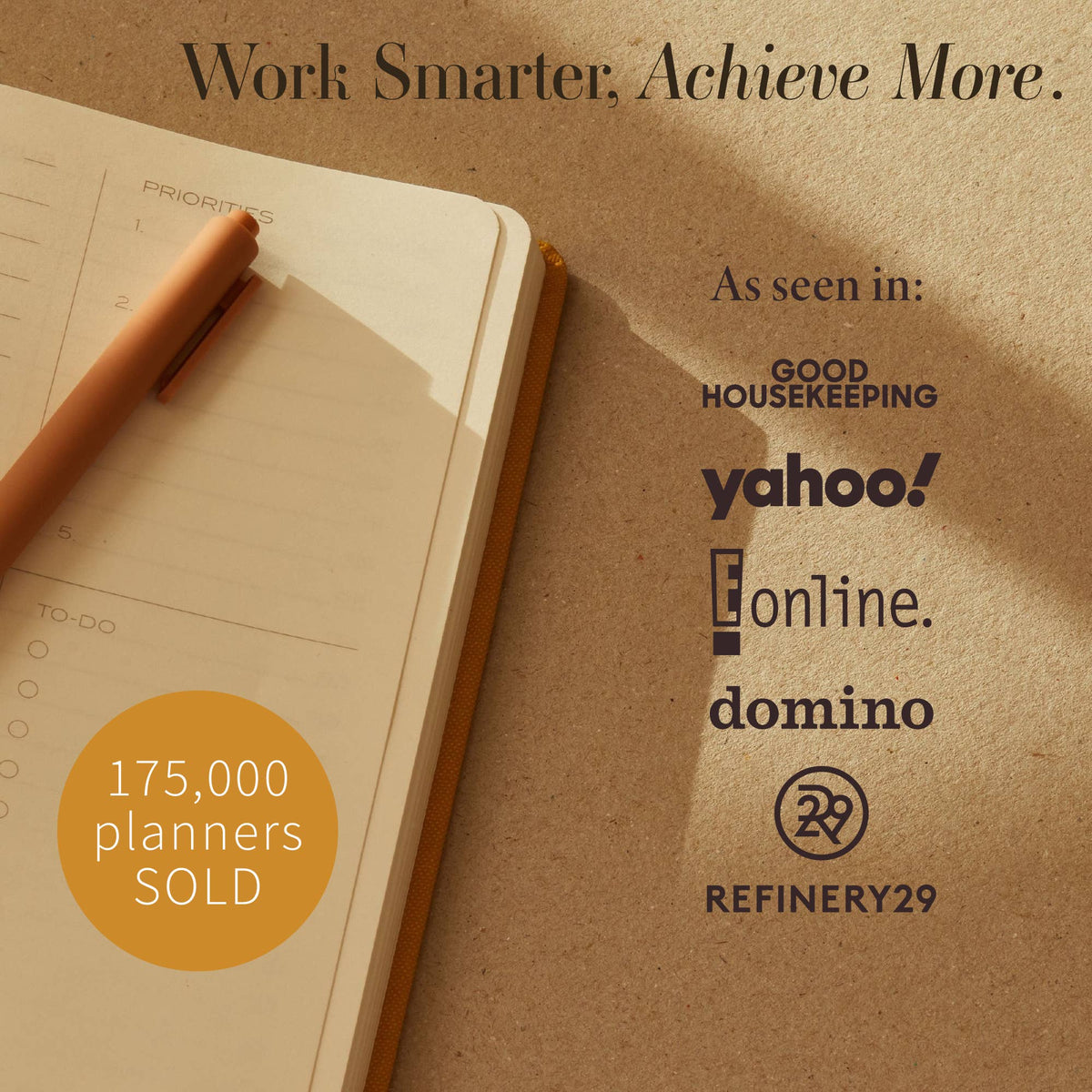 The Daily Planner | Hardcover with Library Buckram Cover | Ink Blue