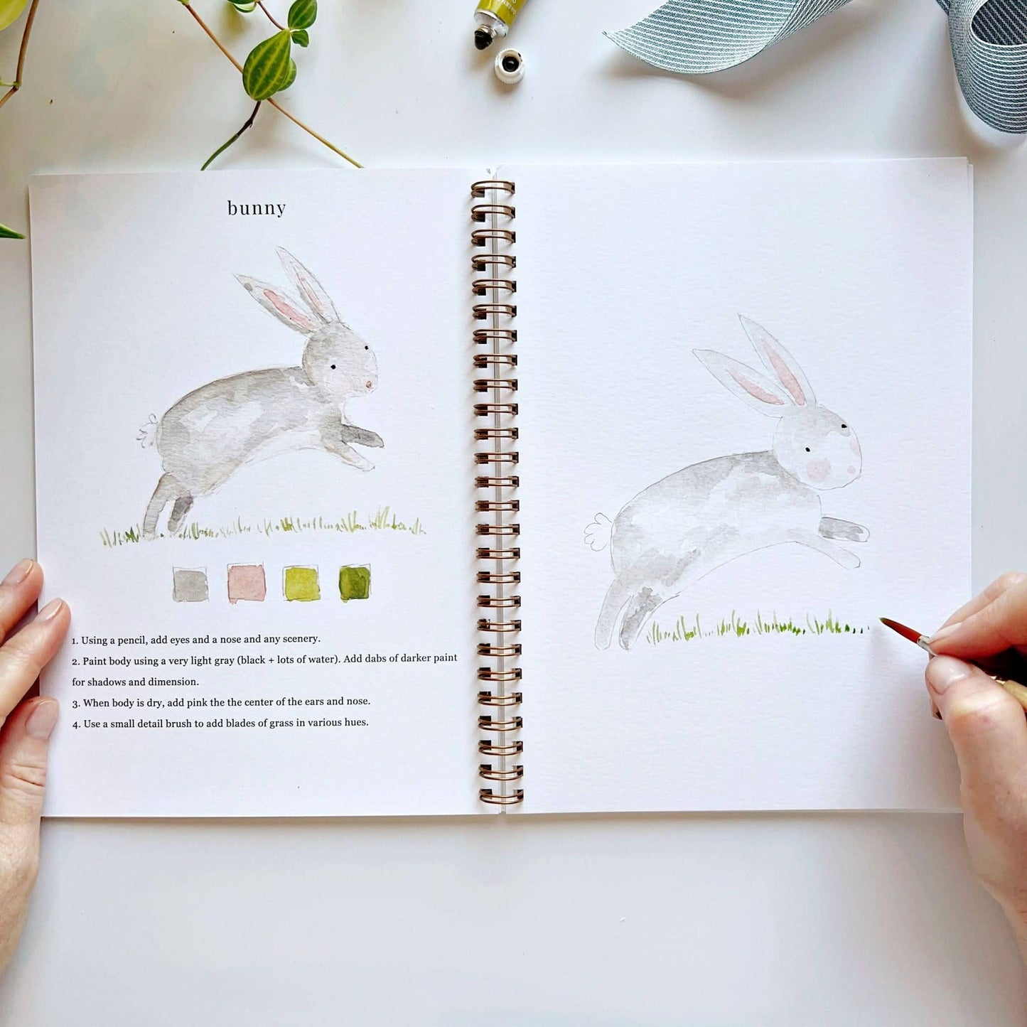 Paint-Your-Own Animal Watercolor Book
