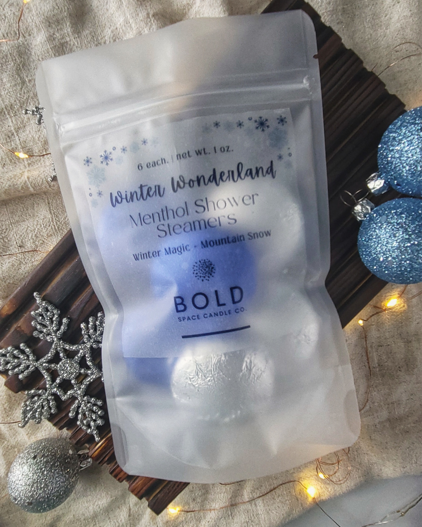 Winter Wonderland Menthol Shower Steamers