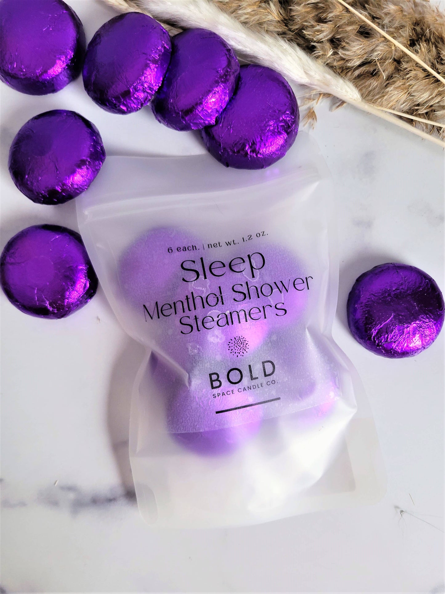 Sleep Lavender + Tonka Bean Menthol Shower Steamers