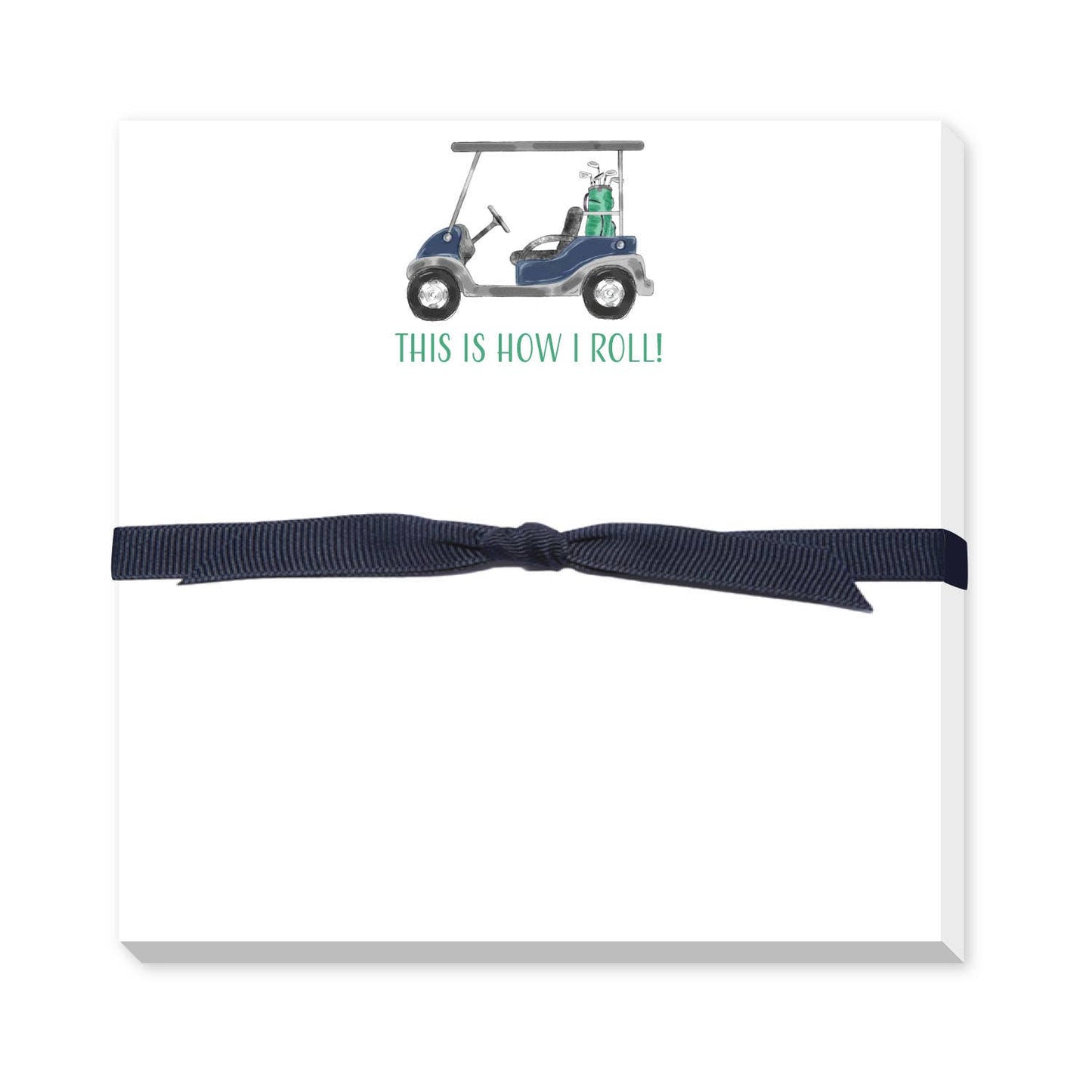 "How I Roll" Golf Notepad