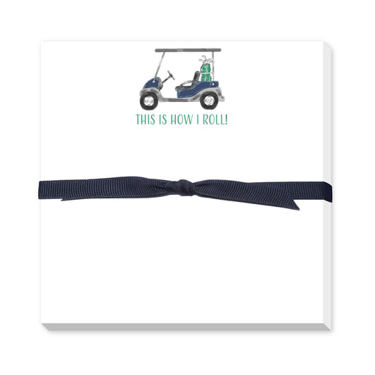 "How I Roll" Golf Notepad