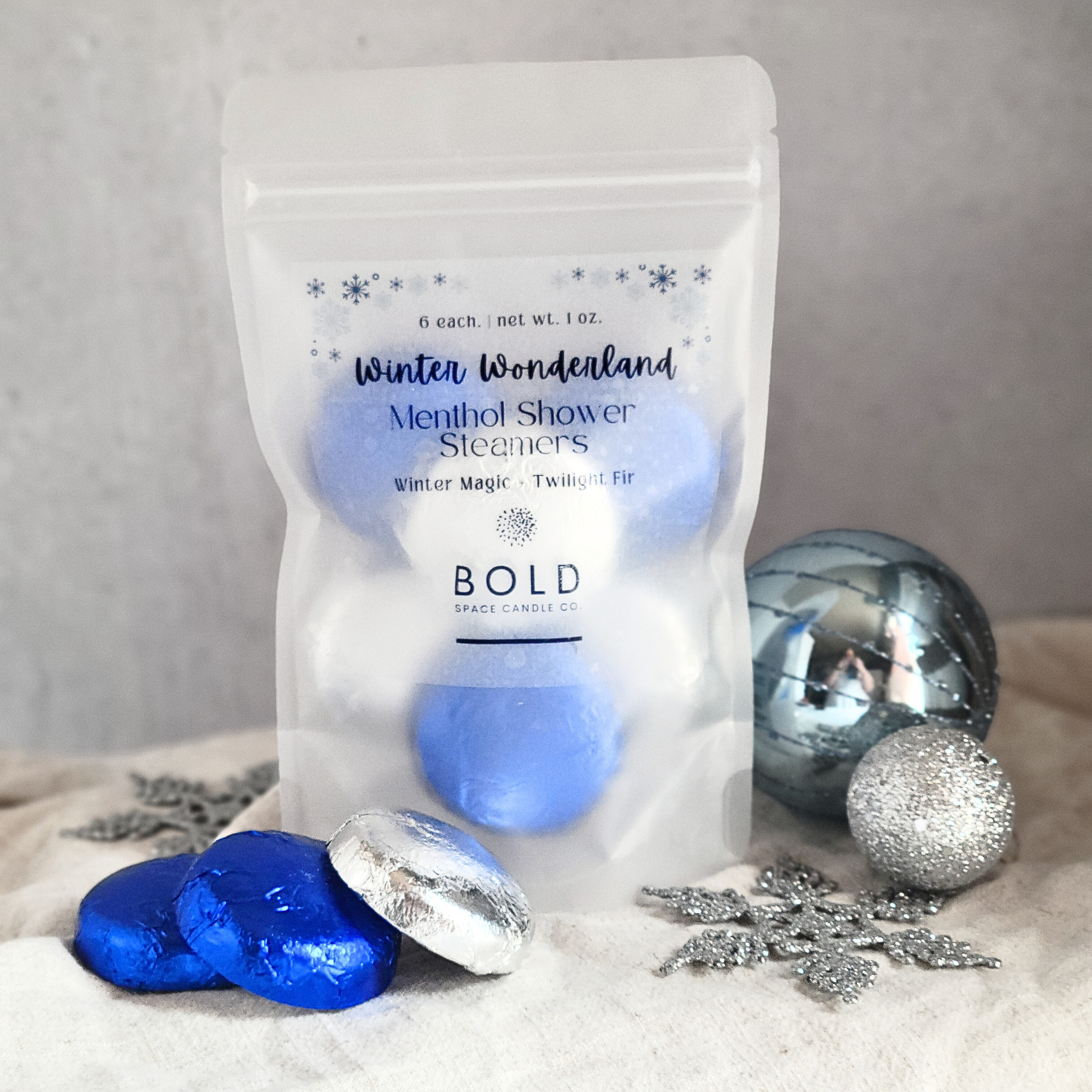 Winter Wonderland Menthol Shower Steamers