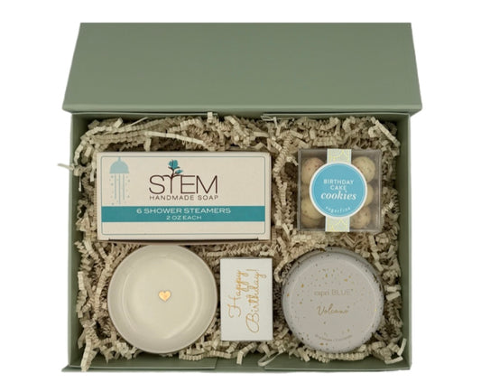 Happy Birthday Gift Box | Spa, Sweets & Candlelight | Custom